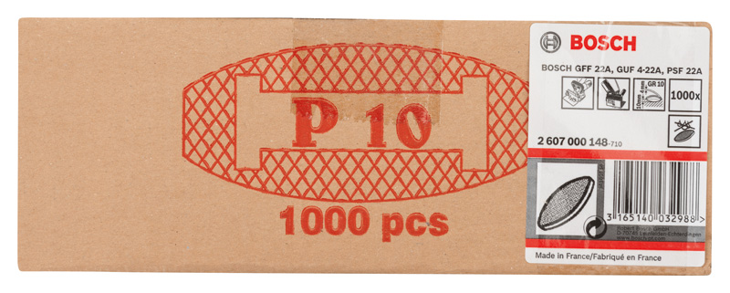 BOSCH Flachdübel, 55 x 19 x 4 mm, GR 10, 1000er-Pack