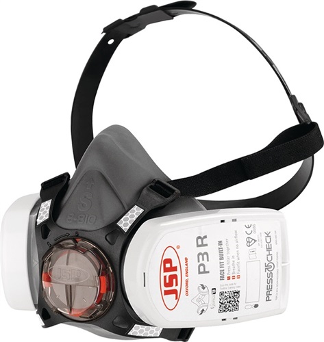 JSP Atemschutzhalbmaske Force™8 EN 140 EN 143 Press to Check inkl.P3-Filter M JSP