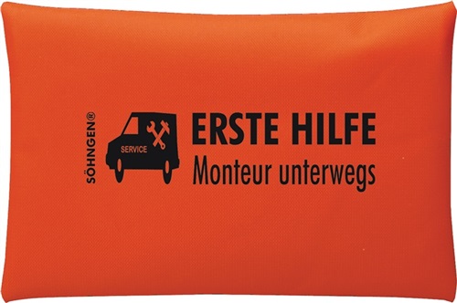 SÖHNGEN Erste Hilfe Tasche Monteur unterwegs B240xH170ca.mm orange SÖHNGEN