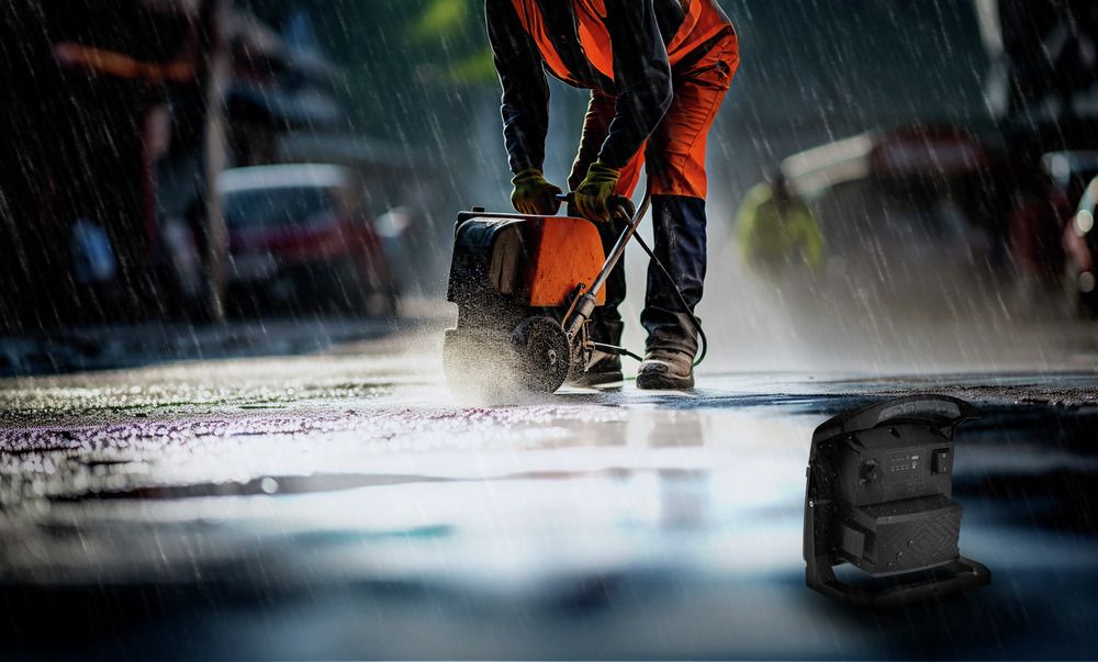 ANSMANN Arbeitsleuchte WL60W 18V Hybrid kabelgebunden & wiederaufladbar ANSMANN Arbeitsleuchte WL60W 18V Hybrid kabelgebunden & wiederaufladbar