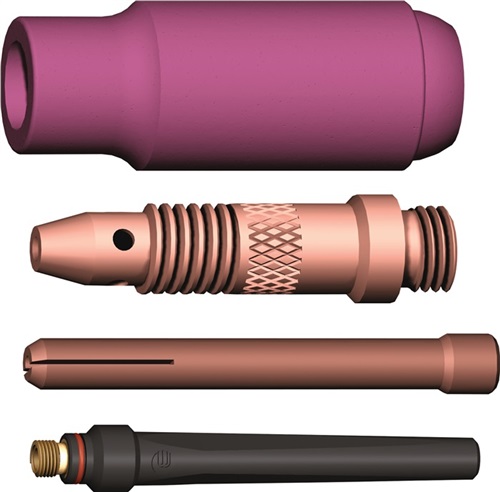 A.BINZEL TIG-Zubehörkit 4-tlg.in Ku.-Box WE 2,4mm ABITIG 17,18,26 A.BINZEL