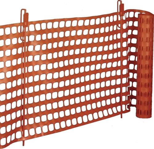 WEMAS Fangzaun Thermoplast L.50m H.1m verkehrsorange 6kg WEMAS