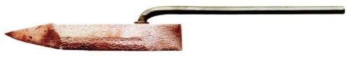 SIEVERT Kupferstück Hammerform,spitz 350g SIEVERT