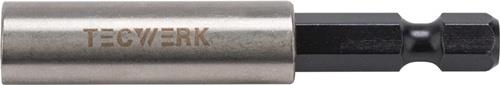 TECWERK Bithalter 1/4 Zoll F 6,3 1/4 Zoll C 6,3 Magnet L.60mm TECWERK