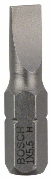 BOSCH Schrauberbit Extra-Hart S 1,0 x 5,5, 25 mm, 25er-Pack