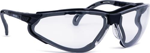 INFIELD SAFETY Schutzbrille Terminator Xtra EN 166 Fassung:schwarz Scheibe:klar PC INFIELD SAFE