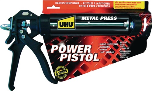 UHU Kartuschenpresse POWER PISTOL MET 360 Grad drehb.UHU