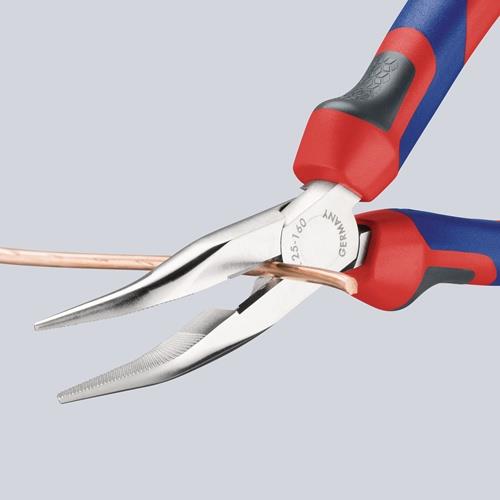 KNIPEX Flachrundzange L.160mm flachrund 40Grad gew.Comfort-Griff KNIPEX KNIPEX Flachrundzange L.160mm flachrund 40Grad gew.Comfort-Griff KNIPEX