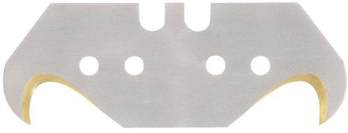 TECWERK Hakenklinge L48,2xB18,7xS0,65mm TiN m.Lochung 10 St./Spender TECWERK