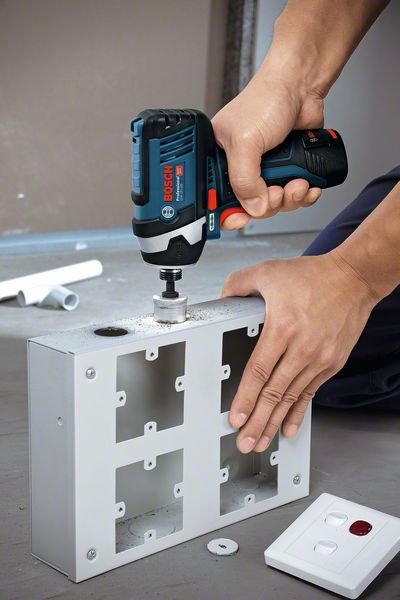BOSCH Akku-Drehschlagschrauber GDR 12V-105, mit 2 x 2.0 Ah Li-Ion Akku, L-BOXX BOSCH Akku-Drehschlagschrauber GDR 12V-105, mit 2 x 2.0 Ah Li-Ion Akku, L-BOXX