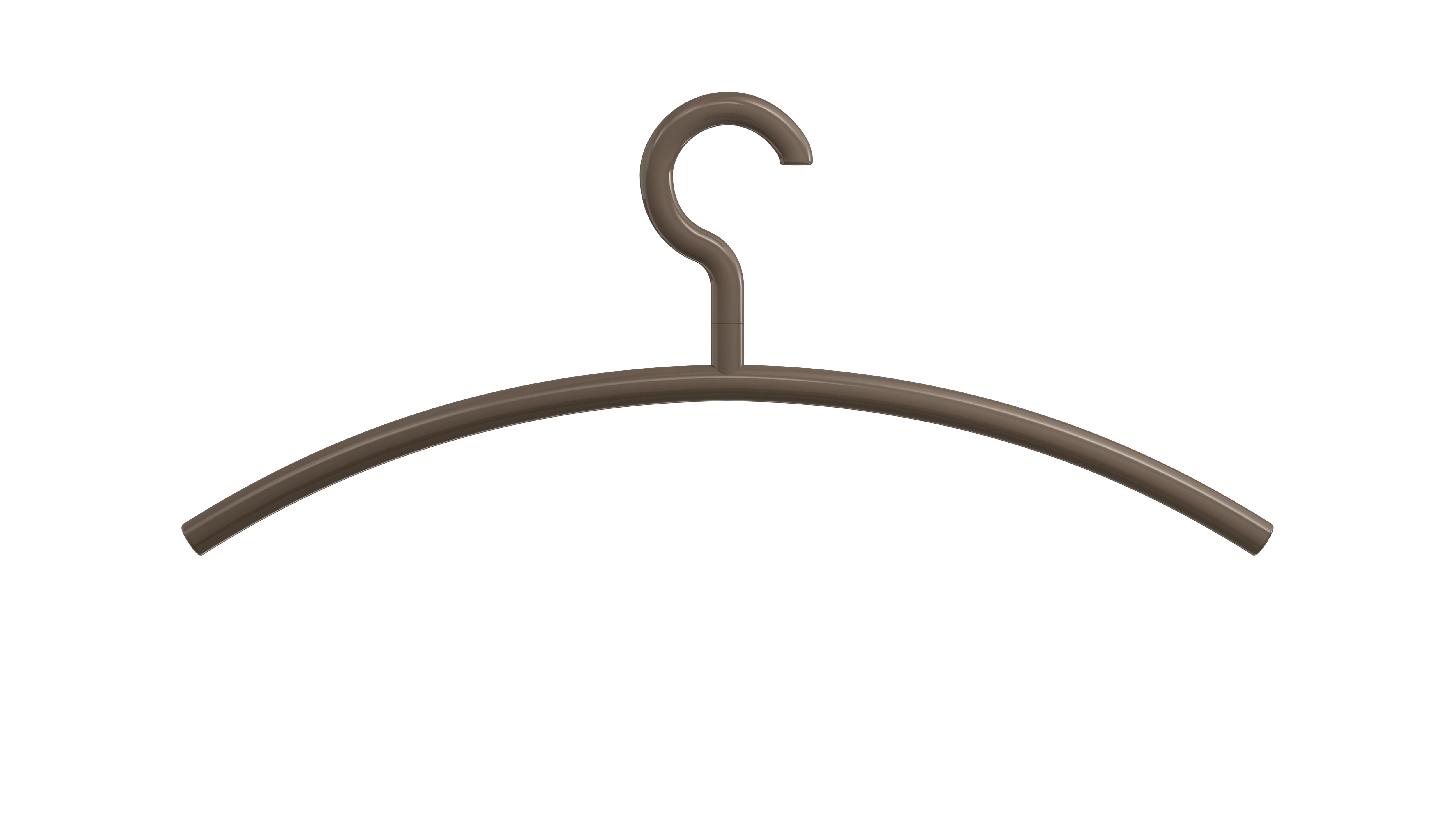 HEWI Kleiderbügel, System 111, drehbarer Haken, umbra