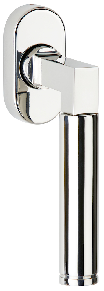 HERMAT Fenstergriff INFINITY 1831, oval, Edelstahl