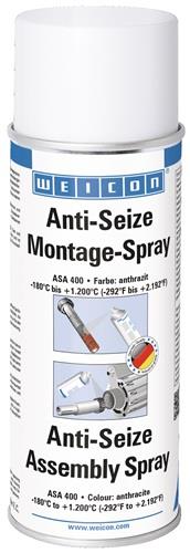 WEICON Montagepaste Anti-Seize 400 ml anthrazit Spraydose WEICON