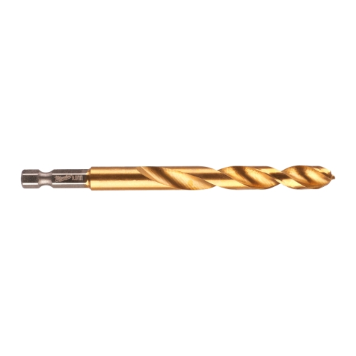 MILWAUKEE 9,0 x 117 mm SHOCKWAVE Metallbohrer HSS-G RED HEX Titan 1/4"