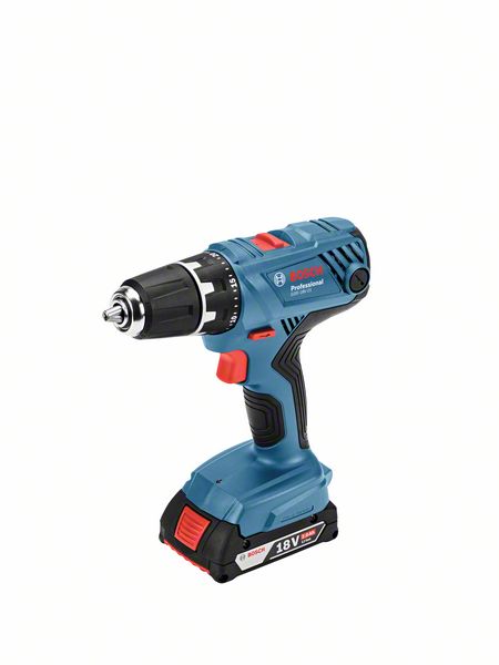 BOSCH Akku-Bohrschrauber GSR 18V-21, mit 2 x 2.0 Ah Li-Ion Akku, L-BOXX