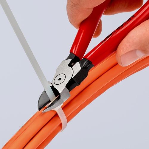 KNIPEX Seitenschneider f.Ku.L.140mm Kopf pol.ger.Ku.-Überzug KNIPEX