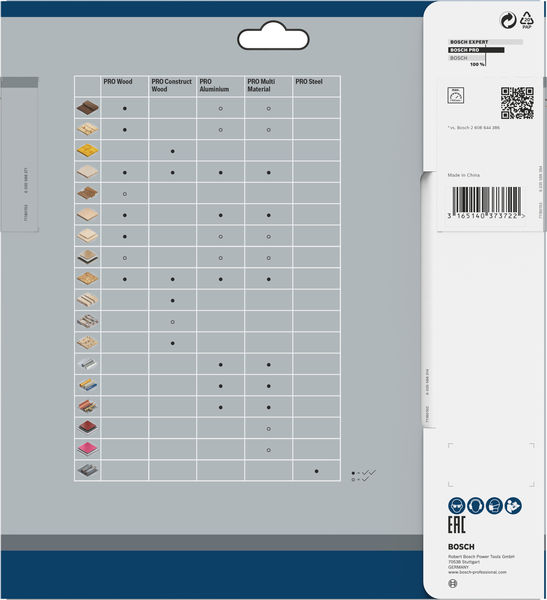 BOSCH Kreissägeblatt Optiline Wood für Handkreissägen, 210 x 30 x 2,8 mm, 60