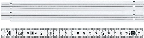 BMI Gliedermaßstab 1041 L.1m mm/cm EG III Ku.weiß BMI