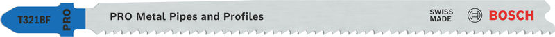 BOSCH Stichsägeblatt T 321 BF Speed for Metal, 5er-Pack