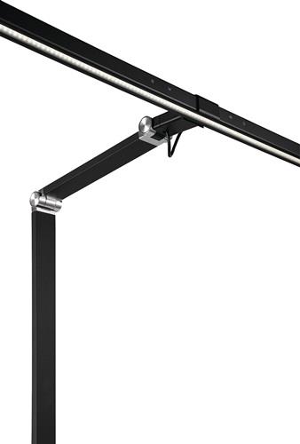 Nordwest Schreibtischleuchte Alu/KU schwarz H.720mm m.Tischklemme m.LED Nordwest Schreibtischleuchte Alu/KU schwarz H.720mm m.Tischklemme m.LED