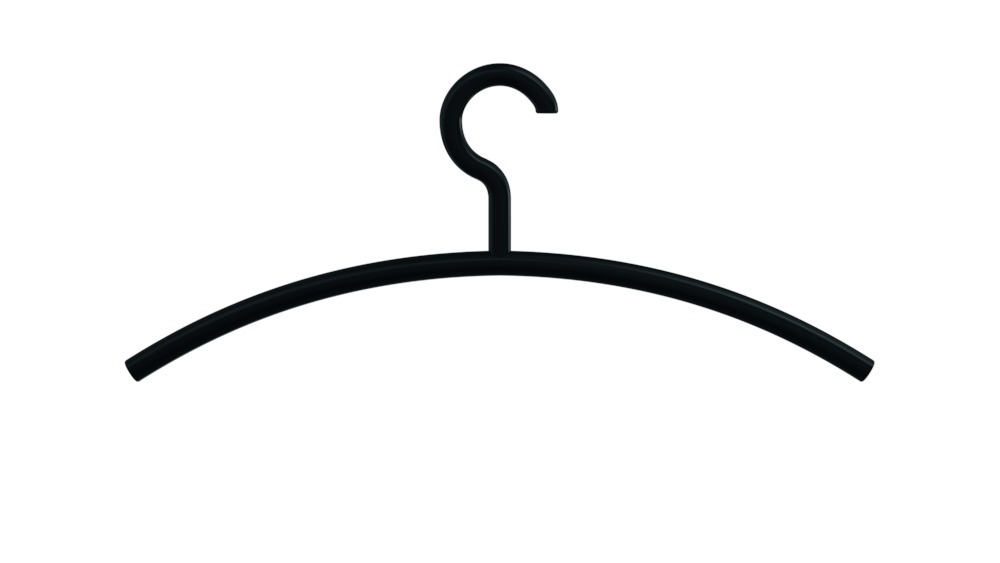 HEWI Kleiderbügel 570.1B, Polyamid, 570.1B 90