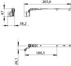 WINKHAUS Schere SH1.T.A.18-13-12, Stahl,