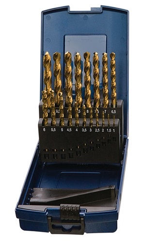 PROMAT Spiralbohrersatz DIN 338 TypN D.6-10x0,1mm HSS TiN 41tlg.Ku.-Kass.PROMAT PROMAT Spiralbohrersatz DIN 338 TypN D.6-10x0,1mm HSS TiN 41tlg.Ku.-Kass.PROMAT