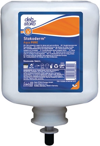 STOKO Hautschutzcreme Stokoderm® Aqua PURE 1l unparfümiert weiß Kartusche