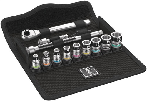 WERA Steckschlüsselsatz 8100 SA 12 HF Zyklop 13-tlg.1/4 Zoll SW 5-13mm Z.72 6KT WERA WERA Steckschlüsselsatz 8100 SA 12 HF Zyklop 13-tlg.1/4 Zoll SW 5-13mm Z.72 6KT WERA