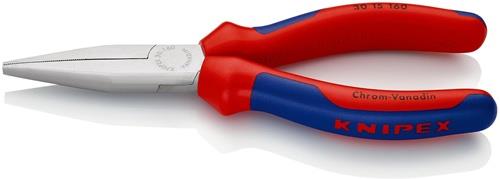 KNIPEX Langbeckzange Gesamt-L.160mm Kopf pol.halbrd.Mehrkomp.-Hüllen KNIPEX