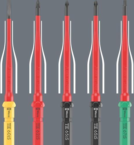 WERA Wechselkl.KK VDE 62 iS PH/S TiE Kreuzschlitz PH/S 1 VDE isol.WERA