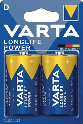 VARTA Batterie Longlife Power 1,5 V D-AM1-Mono 16500 mAh LR20 4920 2 St./Bl.