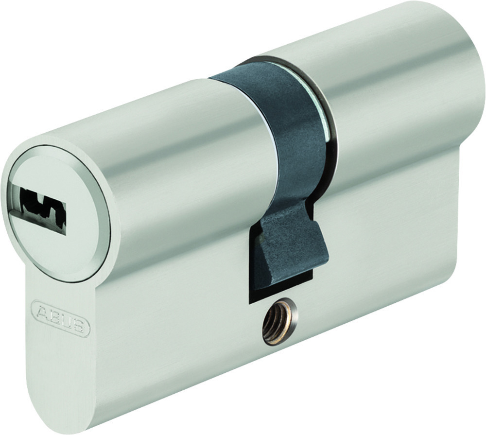 ABUS Profil-Doppelzylinder EC550NP, 8-stiftig, Not+Gefahrenfunktion, Messing, 02550