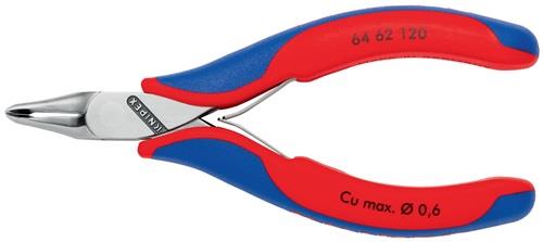 KNIPEX Elektronikvornschn.L.120mm Form 6 Facette ja,kleine spiegelpol.Mehrkomp.-Hüllen