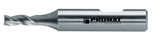 PROMAT Minibohrnutenfräser D.4mm HSS-Co8 Weldon Z.3 kurz PROMAT