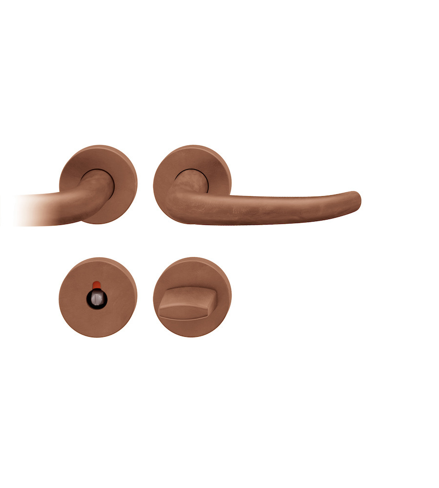 FSB Drückergarnitur mit Rosetten 72 1023, rund, VK 8 mm, Bronze FSB Drückergarnitur mit Rosetten 72 1023, rund, VK 8 mm, Bronze