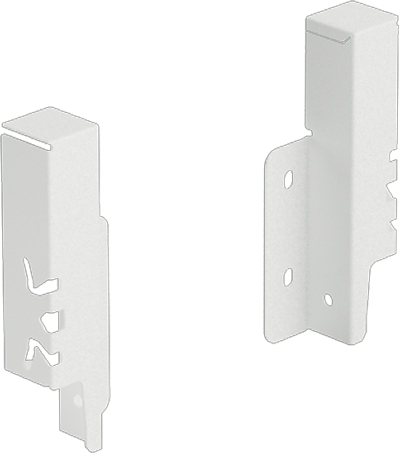 HETTICH Set Rückwandverbinder ArciTech 126 mm, weiß, links und rechts, 9149280