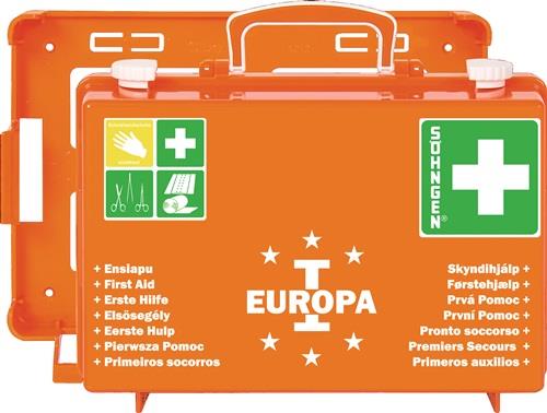 SÖHNGEN Erste Hilfe Koffer EUROPA I B310xH210xT130ca.mm orange SÖHNGEN