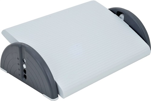 Nordwest Fußstütze lichtgrau B520xT350xH140mm Höhenverstellung 4-fach 30-165mm WEDO