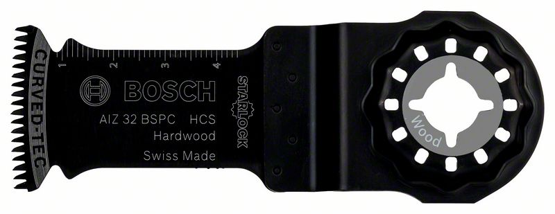 BOSCH HCS Tauchsägeblatt AIZ 32 BSPC Hard Wood, 50 x 32 mm, 1er-Pack