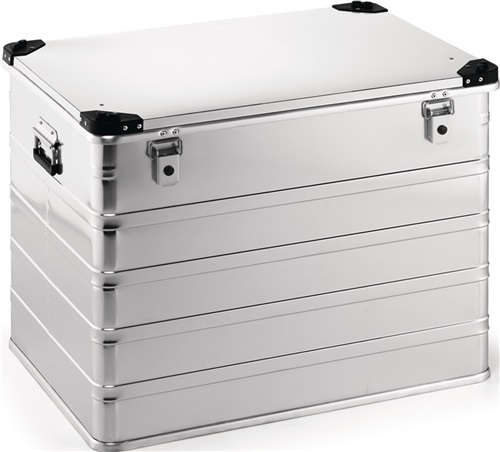 Nordwest Aluminiumbox L782xB585xH620mm 240l m.Klappverschluss u.Stapelecken