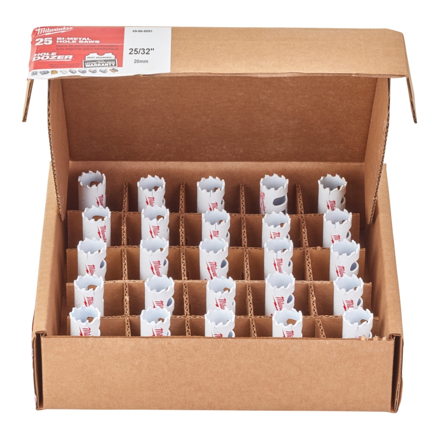 MILWAUKEE Hole Dozer Großpack Lochsäge Bi-Metall 20 mm