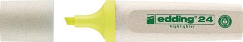 EDDING Textmarker 24 EcoLine gelb Strich-B.2-5mm Keilspitze EDDING