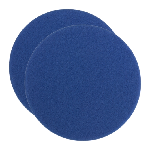 160/20 mm Polierschwamm Kletthaftung Blau