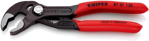 KNIPEX Wasserpumpenzange Cobra® L.125mm Spann-W.27mm pol.Ku.-Überzug KNIPEX