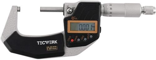 Bügelmessschraube DIN 863/1 IP65 digital TECWERK