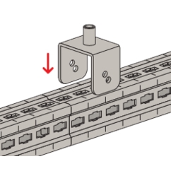 FISCHER Anschlusselement FMCE M12/M16