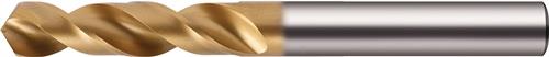 Spiralbohrer DIN 1897 Typ UNI D.10,2mm HSS-Co TiN Zyl.schaft ext.kurz TECWERK