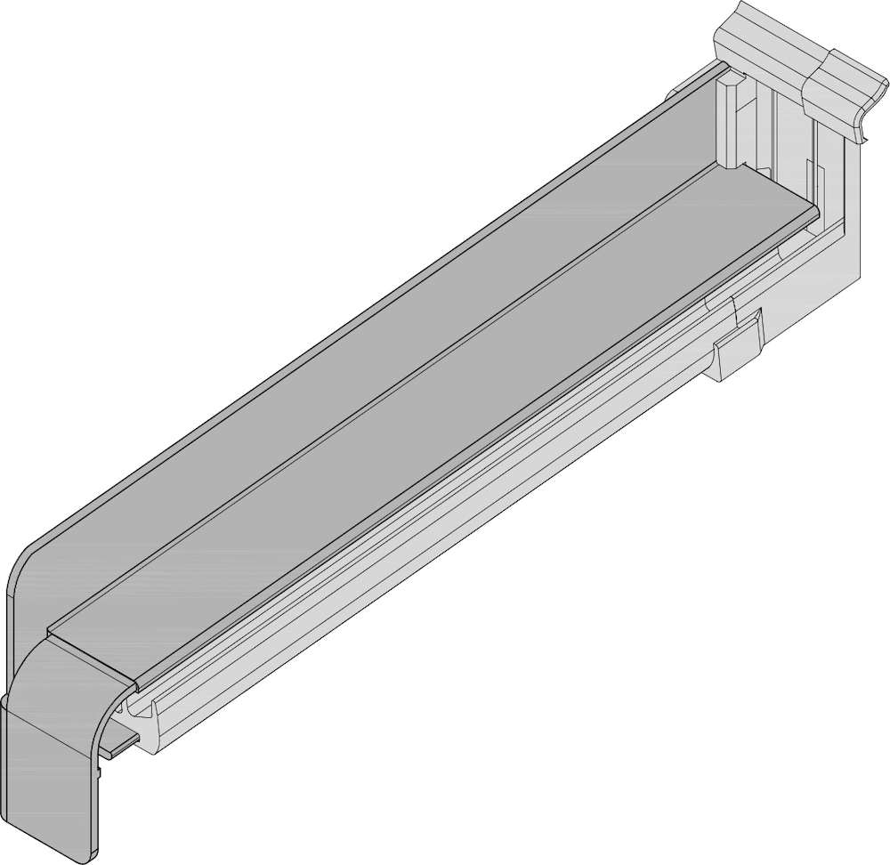 GUTMANN Gleitabschluss BF 2504, 150 mm, blank GUTMANN Gleitabschluss BF 2504, 150 mm, blank