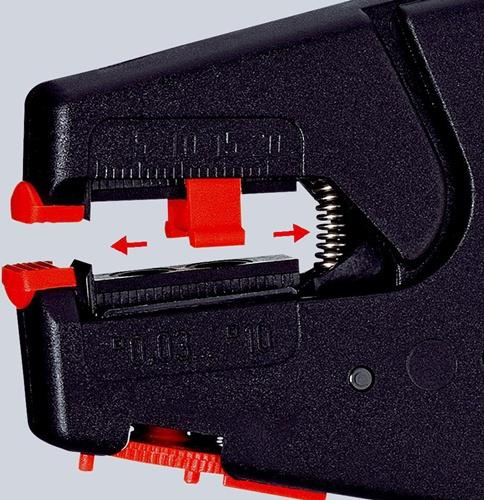 KNIPEX Automatikabisolierzange L.200mm 0,03-10 (AWG 32-7) mm² KNIPEX KNIPEX Automatikabisolierzange L.200mm 0,03-10 (AWG 32-7) mm² KNIPEX